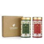 Octavius Gourmet Tea Collection| Workout Buddies Range |Assorted 2 Wellness Green Tea Infusion Loose Leaf Teas Packed in Decorative Tin Boxes Put Together - Set of Two Tins - Fast UK Delivery - Image 4