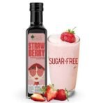 Bliss of Earth Strawberry Sugar free Syrup For Strawberry Shake, Lassi, Mocktail, Diabetic Safe, Zero Calorie, Keto. No Artificial Flavour. 500ml - Fast UK Delivery