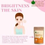 Bliss of Earth 100% Pure Orange Peel Powder | 100GM | Best For Naturally Glowing Skin | Natural Sun Tan Remover & Exfoliator | Hair Conditioning & Skin Care | - Fast UK Delivery - Image 4