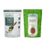 Neuherbs Green coffee bean powder-200g and Flax seeds-400g Combo pack for weight management, Good for digestion and Omega - 3 power - Fast UK Delivery - Image 2