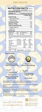 Tassyam Combo of Roasted Salted (Mangalore W240) Cashews 200g, Almonds 250g & Pistachios 200g - Fast UK Delivery - Image 6