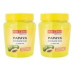 Panchvati Herbals Papaya Massage Gel Natural and gentle exfoliator Brightens the skin Helps the skin repair itself Pack of 2 (Each 500 ml) - Image 2