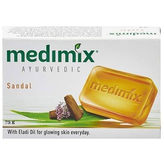 uk41wW03DNsVL-1.jpg Medimix Soap with Sandal and Eladi Oils, 75g - HUMARABAZAR - Fast UK Delivery - Image 1