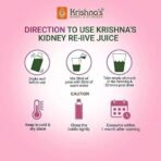 KRISHNA'S HERBAL & AYURVEDA Kidney Re-Live Juice-1000 Ml|For Healthy Kidneys|Enriched With 23 Herbs Like Pashanbhed,Kaunch Beej,Arjun Chaal|Natural Blood Purifier|With Vitamin C|Sugar Free Juice - Fast UK Delivery - Image 7