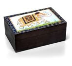 Octavius Tulsi Rose Chamomile Tisane Whole leaf tea in Darkwood Handcrafted Wooden gift box with Traditional Indian Elephant Pattern On The Lid | Caffeine Free | - 50 Gms (50 Servings) - Fast UK Delivery - Image 4