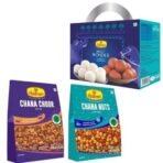 Haldiram's Nagpur Sweet Wonder 1kg, Chana Choor (200gm), Chana Nuts (200gm) Combo - Fast UK Delivery - Image 2