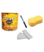 PMPEARL Cold Wax Applicator Kit with 30 Waxing Strips and Sponge - (600g) - Pack of 4 - Fast UK Delivery