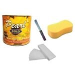 PMPEARL Cold Wax Applicator Kit with 30 Waxing Strips and Sponge - (600g) - Pack of 4 - Fast UK Delivery