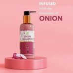 CURA Onion Shampoo With the richness of Onion Helps in controlling the hairfall | 300 ml - Fast UK Delivery - Image 3