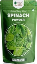 Bliss of Earth Spinach Powder (Palak) Natural Spray Dried Powder loaded with Protein, vitamin & other Nutrition 200gm - Fast UK Delivery - Image 2