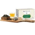 Tea Treasure Kahwa Green Tea, Antioxidants Rich Desi Kahwa Detox Pyramid Tea Bags, 18 Count - Fast UK Delivery - Image 3