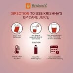 KRISHNA'S HERBAL & AYURVEDA Bp Care Juice -1000 Ml | Ayurvedic Way To Manage Bp & Cholesterol Level With Sarpgandha, Shankhpishi & 3 Natural Herbs - Fast UK Delivery - Image 6