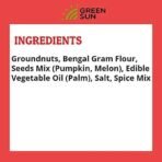 GREEN SUN Low Carb Coated Peanuts | Pack of 1 | Healthy | Masala | Party Snacks | Crispy | Keto Friendly | Tasty Savoury Snack | Low Calorie - Fast Shipping to USA & Canada - Image 6