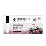 Teamonk USDA Certified Organic Darjeeling Black Tea - 25 Tea Bags Filled With Whole Loose Leaves. Boosts Energy. Antioxidant Properties. Boosts Heart Health and Helps reduce Blood pressure - Fast Shipping to USA & Canada - Image 2