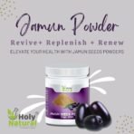 Holy Natural Jamun Seeds Powder - 250 GM | Pure & Natural | For Healthy Digestion, Immune System & Sugar Levels - Image 5