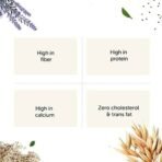 Neuherbs Weight Management Combo (Raw Unroasted Chia Seeds For Eating With Omega 3 And Fiber - 200 Gram + Omega Instant Oats With Chia Seeds 400g) - Fast UK Delivery - Image 6