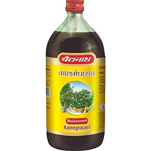 uk41zTfxGHP8L-1.jpg Baidyanath Kalmeghasav-an Ayurvedic Formulation |Helps in Digestion Hepatoprotective & Protects the liver and gall bladder (450 ml) - Fast UK Delivery - Image 1