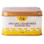 The Indian Chai - Organic Chamomile Tea (Tin) for Sleep, Stress and Anxiety, Caffeine Free (25 grams, 30 cups) - Fast UK Delivery - Image 2