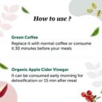 Neuherbs Green coffee bean powder-200g and Apple cider vinegar Filter-350 ml for Weight Management, Better Digestion & Boosted Immunity - Fast UK Delivery - Image 6