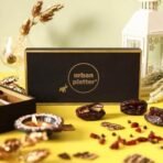 Urban Platter Stuffed Dates, 9 pc: Choco Cranberry Crunch (Medjoul Dates Stuffed with Chocolate Chips & Dried Cranberry, 100% Dark Chocolate Buttons and Crushed Waffle Chips) - Fast UK Delivery - Image 3
