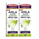 Baidyanath Amla Juice - Natural Immunity Booster enriched with Vitamin C | No added Sugar-1L (Pack of 2) - Fast UK Delivery
