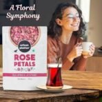 Urban Platter Sun Dried Rose Petals, 100g (100% Edible, Sun-Dried | Gulab Patti | Dried Rose Petals | Use in Tea, Baking, Making Rose Water, Crafting) - Fast UK Delivery - Image 5