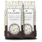 Octavius Classic Basmati Rice | Long Fragrant Non-Sticky Basmati Rice - 1 Kg (2) - Fast UK Delivery - Image 2