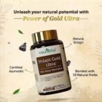 Neuherbs Shilajit Gold Ultra - 60 Capsules with Better Absorption |Shilajit Capsule with Ashwagandha , Gokshura, Swarna Bhasma & Kesar |Ayurvedic Shilajit Capsules For Muscles, Strength, Stamina & Energy. - Fast UK Delivery - Image 4
