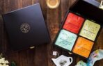 Dancing Leaf Wooden Chest | Great for Personal & Corporate Gifting | Rooibos Cinnamon, Fennel Green Tea, Jasmine & Mandarin, Kashmiri Kahwa | Assorted Blends | 24 Tea Bags (6 count each) - Fast Shipping to USA & Canada - Image 2