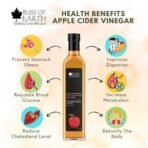 Bliss of Earth Apple Cider Vinegar With Mother, Himalayan Organically Grown Apples, Unfiltered, Raw,500 ml PET Bottle, - Fast UK Delivery - Image 4