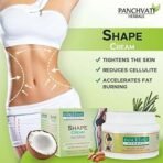 Panchvati Herbals Anti Cellulite Shape Cream Specially Meant for Stomach, Hips, Thighs & Arms Tightens and tones body parts Cuts stubborn fat from problem areas 100 gm - Image 6