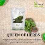 Holy Natural Tulsi Leaves 200 Gm | Queen of Herbs | Dried Tulsi Leaves, Dried Tulsi Buds | Tulsi leaves also called Holy Basil (Ocimum tenuiflorum), tulasi, and Indian Basil - Image 5