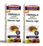 Baidyanath Triphala Juice 1L Helps in Reduce Body Fat also beneficial in constipation Helps to Control Cholesterol Level, 2000 ml - Pack of 2 - Fast UK Delivery