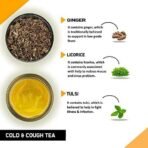 TEACURRY Cough Tea (1 Month Pack, 30 Tea Bags) - Helps with Sore Throat, Congestion, Runny Nose - Cough and Cold Tea | 100% Natural Herbal Tea for Immunity - Fast Shipping to USA & Canada - Image 3