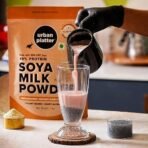 Urban Platter SOYA Milk Powder, 1Kg [Plant-Based / Milk Alternative, Non-GMO & 49% Protein] - Fast UK Delivery - Image 5
