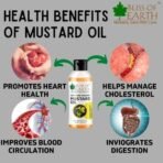 Bliss of Earth Mustard Oil for Hair, 100% Pure Organic & Hexane Free, Organic Mustard Oil, Cold Pressed, Baby-Friendly, Antibacterial, 100ml, Mustard Scent, - Fast UK Delivery - Image 6