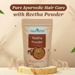 Neuherbs Reetha Powder 100g (Pack of 1) For Men & Women | Pure & Natural Powder for Hair Cleansing and Nourishment | Cruelty & Paraben Free | With No Artificial Colour & Additives - Fast UK Delivery - Image 6