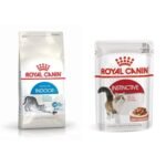 Royal Canin Indoor 27 Dry Cat Food 2 Kg & Royal Canin Instinctive Wet Cat Food 1.02 Kg - Fast UK Delivery