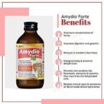 AIMIL Amydio Forte Syrup for Diarrhoea & Dysentery| Energizes body by replenishing electrolyte to prevent dehydration| 100 ML (Pack of 2) - Fast UK Delivery - Image 3