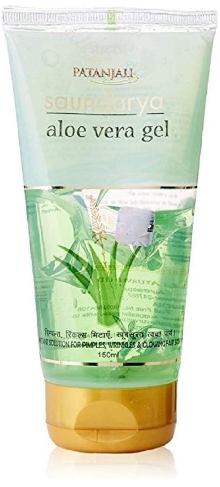 uk5132Jwjp-wL.jpg Patanjali Saundarya Aloe Vera Green Gel, 150ml (Pack of 2) - Fast UK Delivery - Image 1