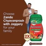 Zandu Chyawanprash- 900g | Made with Jaggery (Gur), Improves Respiratory and Digestive Health, No added Sugar | 2X Immunity, Increases Strength and Stamina - Fast UK Delivery - Image 4