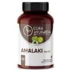 Cura Ayurveda Amla 100% Natural Anti-Oxidant Tablets | Hair and Skin Health, Digestive Support | Stress Relief, Detoxification | Immunity Booster - 60 Tablets Pack - Fast UK Delivery