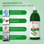 KRISHNA'S HERBAL & AYURVEDA Bhumi Amla Juice - 1000 ml | Natural liver detoxifier | Strengthens the digestive system | Sugar free Juice - Fast UK Delivery - Image 4