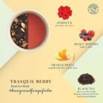 Dancing Leaf Tranquil Berry | Black Tea, Hibiscus, Orange peels & Mixed Berry | Black Tea Blend | Loose Leaf Tin (75 GMS) - Fast Shipping to USA & Canada - Image 4