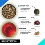 Teacurry Men Support Tea (30 Tea Bags, 1 Month Pack) - Helps with Strength and Complete Wellness | Herbal Tea for Male Support - Fast UK Delivery - Image 4