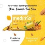 Medimix Ayurvedic Tumeric & Argan Oil Bathing Bar, 125 g (4 + 1 Offer Pack) - Fast UK Delivery - Image 6