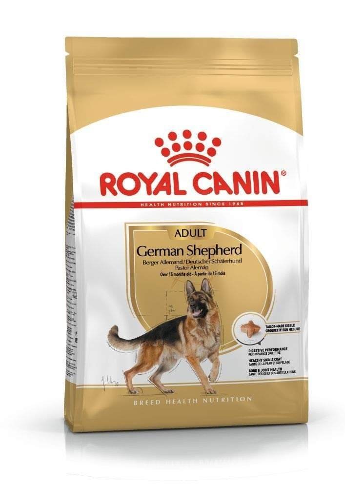 uk5148KU9r3cL.jpg Royal Canin German Shepherd Pellet Adult Dog Food, Meat flavour, 3 Kg - Fast UK Delivery - Image 1