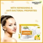 Panchvati Herbals Face and Bathing Soap Lemon Help for Refreshing & Hydrating,Lightens Pigmentation, Anti-Bacterial Combo Pack of 6 (100g each) - Fast UK Delivery - Image 6