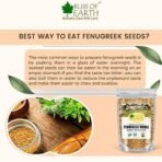 Bliss of Earth Certified Organic 200gm Fenugreek seed (Sabut Methi Dana) spices and masala For | hair grow | Boosting metabolism & Immunity | Weight Loss | Healthy cooking - Fast UK Delivery - Image 5