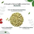 Neuherbs Unroasted Arabica Green Coffee Beans | With Chlorogenic Acid | For Weight Loss Management (200 gm Beans) - Fast UK Delivery - Image 4